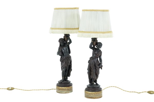 Napoleon Iii Oriental Style Table Lamps, Oriental Table Lamps