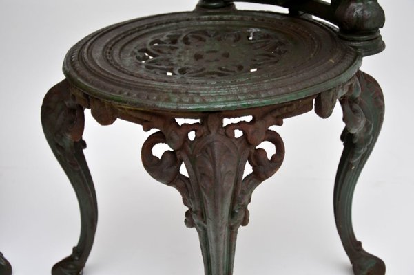Antique Victorian Cast Iron Garden Chairs Set Of 2 For Sale At Pamono