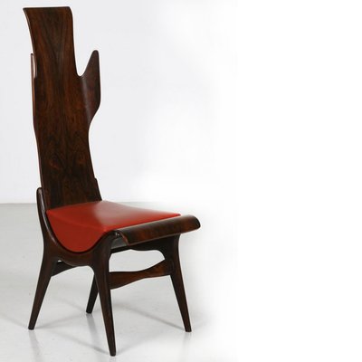 Rosewood Model Flame Dining Table Chairs Set By Latorre Dante For Pozzi 1950s Set Of 5 For Sale At Pamono