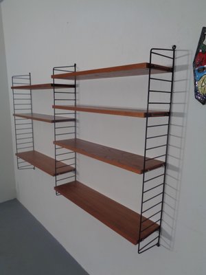 Modulares Mid Century Wandregal aus Teak & Metall von kleines wandregal metall Google Shopping in 2020