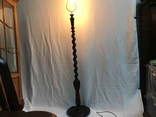 Vintage spiral 2024 floor lamp