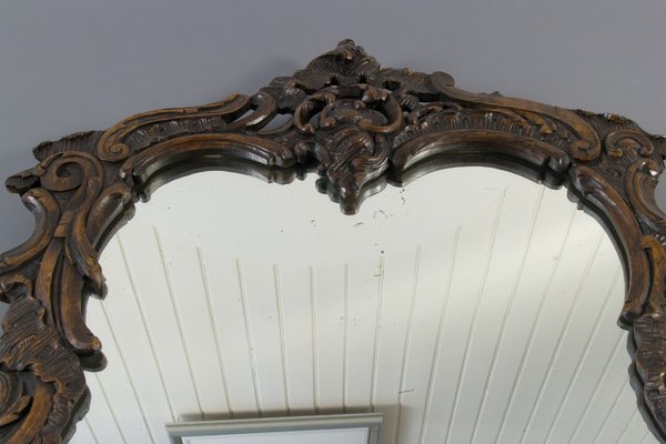 Rococo Style Carved Wood Dark Brown Wall Mirror For Sale At Pamono Use decorative mirrors to lighten a dark hallway. pamono