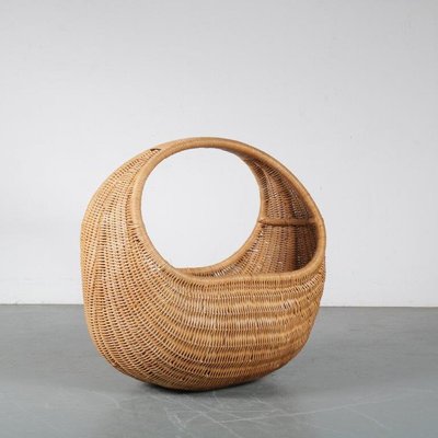 wicker baby bed