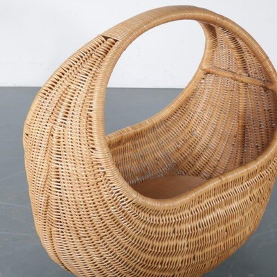 wicker baby bed