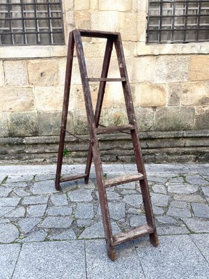 Vintage Wooden Ladder 1940s For Sale At Pamono
