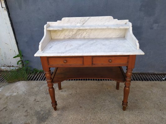 Marble Top Bathroom Console Table For Sale At Pamono