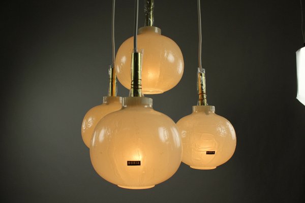Vintage Ball Pendant Lamp from Doria Leuchten, 1960s for sale at