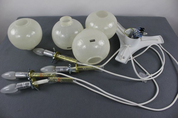 Vintage Ball Pendant Lamp from Doria Leuchten, 1960s for sale at