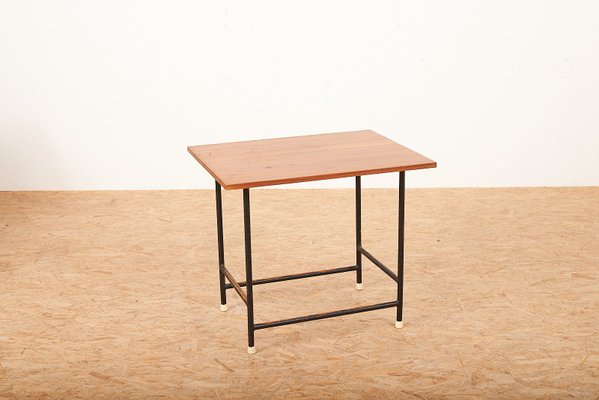 Black mid century side table deals