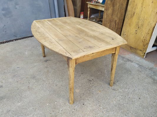 Rustic Oval Farmhouse Table For Sale At Pamono