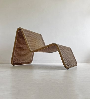 Vintage Rattan Easy Chair Attributed To Ikea 1960s For Sale At Pamono