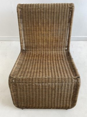 Vintage Rattan Easy Chair Attributed To Ikea 1960s For Sale At Pamono