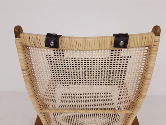 Rattan Lounge Chair By J P Muntendam For Gebroeders Jonker The Netherlands 1950s For Sale At Pamono