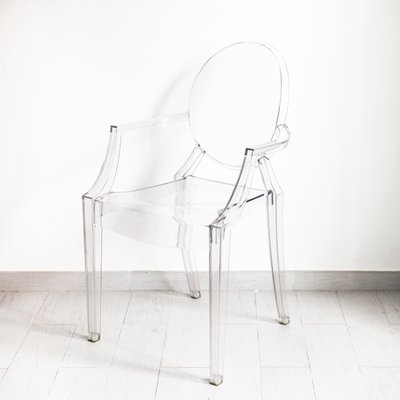 Louis Ghost Chairs By Philippe Starck For Kartell 2000s Set Of 6 For Sale At Pamono