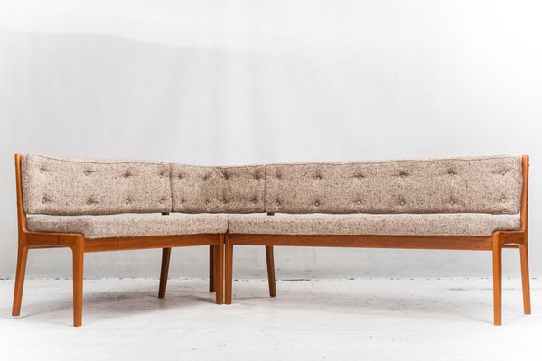 Vintage Teak Corner Bench 1970s For Sale At Pamono