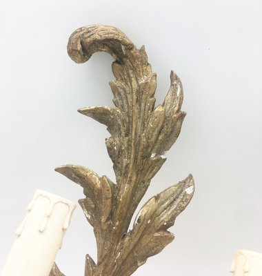 SEWACC 4 Pezzi Applique in Legno Intagliato Rotondo Naturale