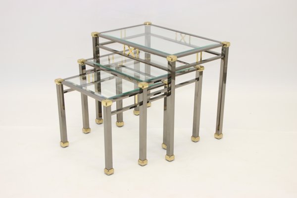 Silver on sale nesting tables