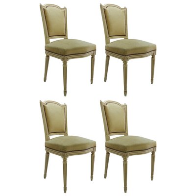 French Louis Xvi Upholstered Dining, White Louis Xvi Dining Chair
