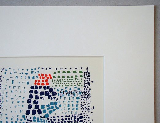 Night At The Parc Des Princes Lithograph After Nicolas De Stael 1965