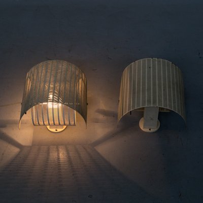 Shogun Sconces by Mario Botta for Artemide, 1980s, Set of 2 Shogun Sconces by Mario Botta for Artemide, 1980s, Set of 2