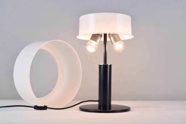Spanish Lucite And Steel Mushroom Table, Acrylic Floor Lamp Lucite Modern Light