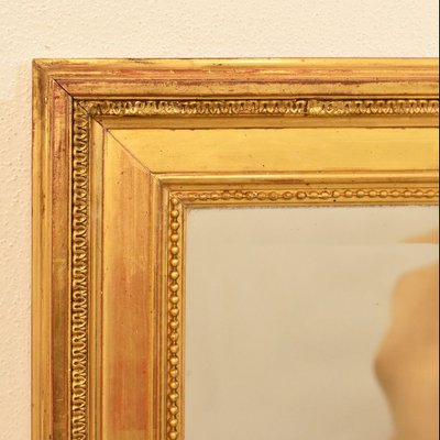 Small Antique Mirror With Gilded Frame, Mirror With Gold Frame Small