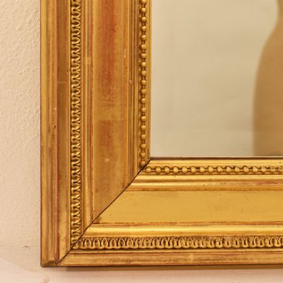 Small Antique Mirror With Gilded Frame In Pure Gold 1800s For At Pamono Small Antique Mirror With Gilded Frame, Mirror With Gold Frame Small