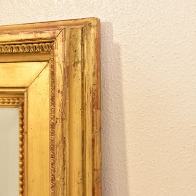 Small Antique Mirror With Gilded Frame, Mirror With Gold Frame Small