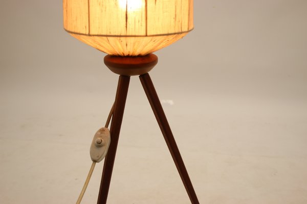 mid century tripod lamp