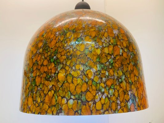 Mid Century German Stained Glass Ceiling Lamp From Peill Putzler For At Pamono - Stained Glass Dome Ceiling Light