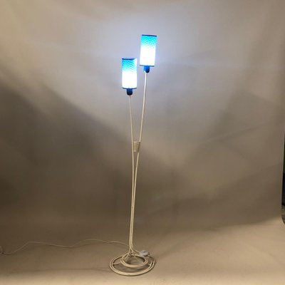 White Blue Floor Lamp 1960s For, Lumisource Medusa Floor Lamp Replacement Shades