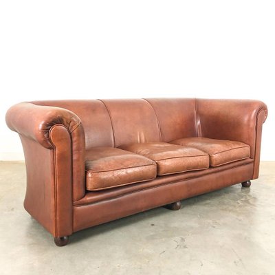 Vintage Leather 3 Seat Sofa For At, Antique Leather Loveseat