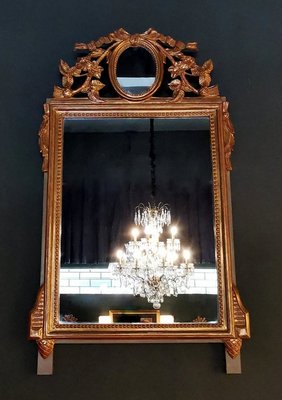 Vergoldeter französischer Spiegel im Rokoko Stil aus dem 19. Jh bei Pamono  kaufen