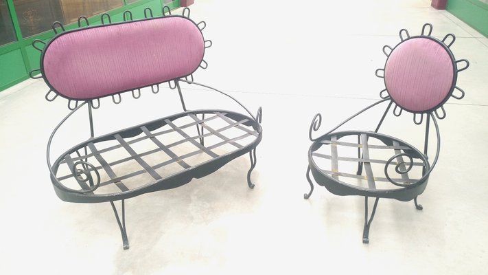 Mid Century Iron Garden Lounge Chair And Sofa Set Bei Pamono Kaufen - Mid Century Iron Patio Furniture Mid Century Iron Garden Lounge Chair And Sofa Set Bei Pamono Kaufen - Mid Century Iron Patio Furniture