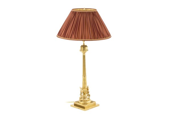 Table Lamp In Gilt Bronze 1950s, Edwardian Table Lamps Uk