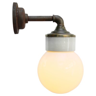 Milk glass cheap sconce vintage
