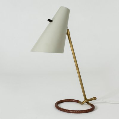 leather table lamp