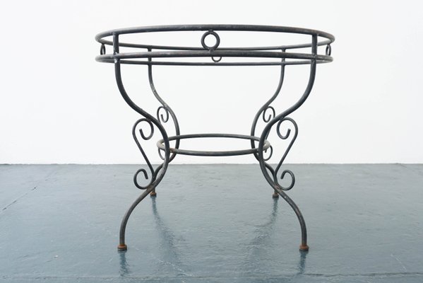 Grosser Gartentisch Aus Metall 1950er Bei Pamono Kaufen