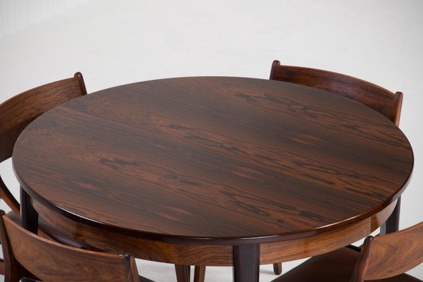 Danish Modern Rosewood Extendable Dining Table 1960s For Sale At Pamono
