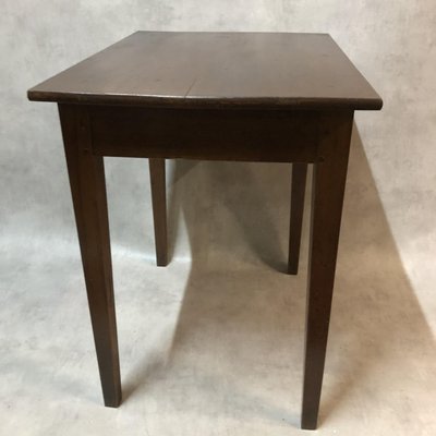 Antique Rustic Walnut 1 Drawer Table for sale at Pamono