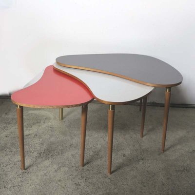 Kidney Shaped Coffee Tables 1950s Set Of 3 For At Pamono - Kidney Coffee Table