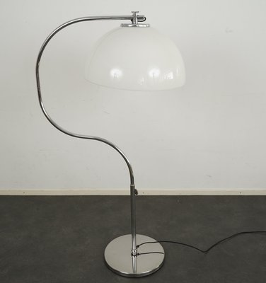 Mid Century Chrome Arc Floor Lamp 1960s for sale at Pamono
