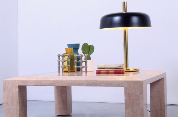light pink coffee table