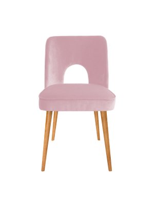 baby pink dining chairs
