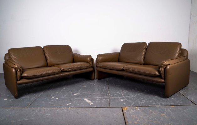 Brown Leather Ds 61 2 Seat Sofas From De Sede 1960s Set Of For At Pamono Brown Leather Ds 61 2 Seat Sofas From, Quality Leather Sofas