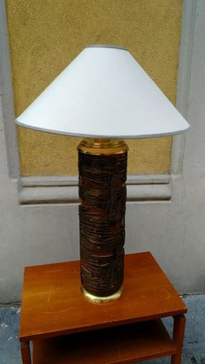 brutalist table lamp