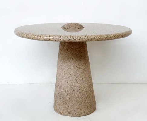 Indoor Granite Dining Table 1970s, Round Granite Dining Table