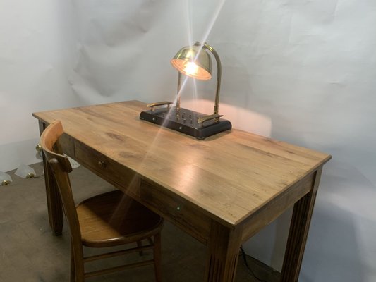 table lamp on dining table
