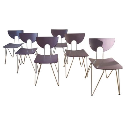 Mikado 1800 Chairs by Walter Leeman for Kusch+Co, 1979, Set