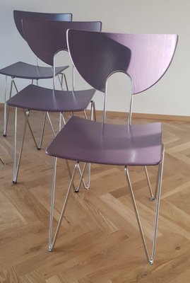 Kusch+Co. Mikado 1800　walter leeman Set of Four Mikado 1800 Side Chairs by Walter Leeman for